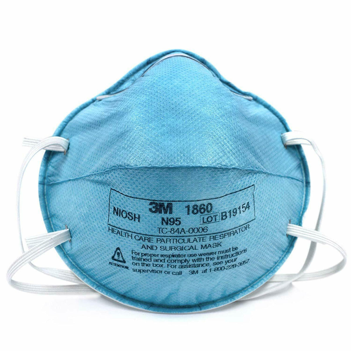 Reusable 3M 1860 MASK HEALTHCARE PRTICULATE RESPIRATOR MASKS,  Certification: Available, Number of Layers: 4 To 6 at Rs 60 in New Delhi