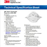 3M 9105/9105S N95 VFlex™ Particulate Respirator Mask - 10/50 Pack (Headband)