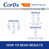 CorDx Tyfast COVID-19 Ag Rapid Test - 2 Tests