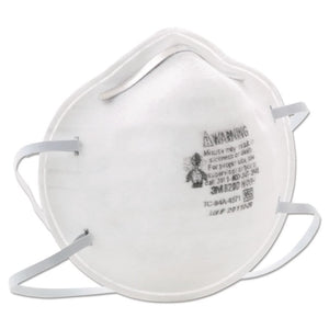 3m 8200 n95 mask side view angle