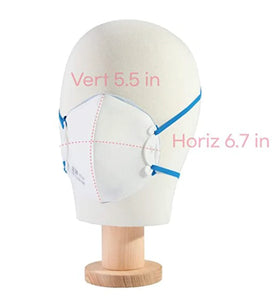 DOBU 500 Adjustable N95 NIOSH Mask - 5/10 Pack (Headband)